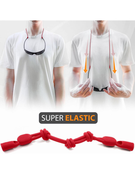 Soporte para Gafas SIGONNA - Cordón Ajustable de Silicona Soporte para Gafas SIGONNA - Cordón Ajustable de Silicona