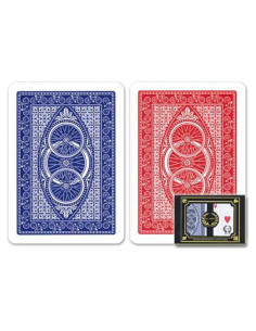 Barajas de Juego Da Vinci 100% Plástico Set de 2 Tamaño Bridge