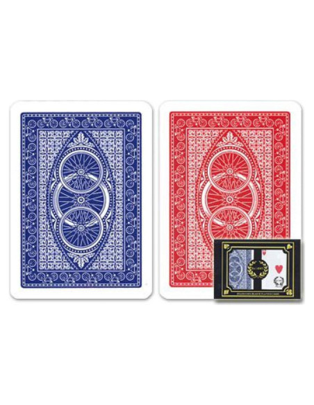 Barajas de Juego Da Vinci 100% Plástico Set de 2 Tamaño Bridge