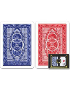 Barajas de Juego Da Vinci 100% Plástico Set de 2 Tamaño Bridge 2
