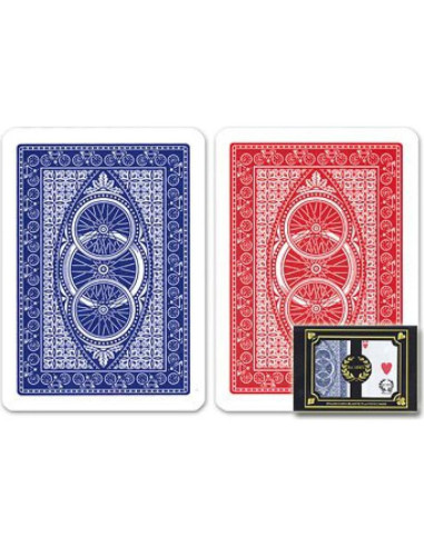 Barajas de Juego Da Vinci 100% Plástico Set de 2 Tamaño Bridge