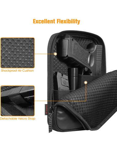 Bolsa de Transporte Oculta FINPAC para Armas - Negro