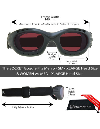 Gafas de seguridad Bikershades para motociclistas - Lentes polarizados
