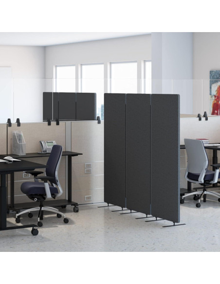 Divisor Acústico de Pared Stand Up Desk Store 60x168 cm Gris