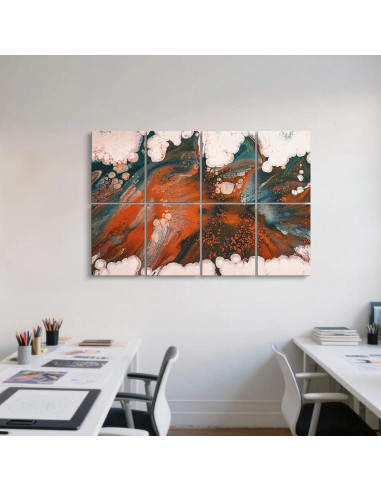 Paneles Acústicos UMIACOUSTICS 8 Pcs 40x30cm Naranja-Clara