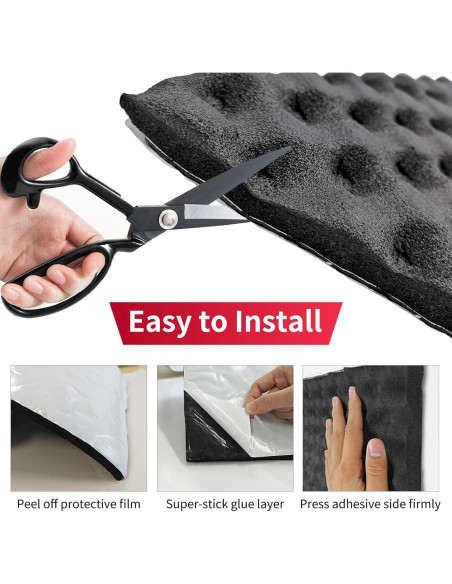 Paneles Acústicos AggSound 3 pies Diseño de Huevo 20mm