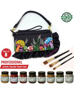 Set de Pintura Acrílica Positive Art 8 Colores Tierra 510g 2