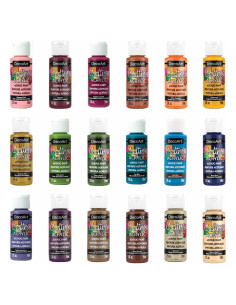 Juego de Pinturas Acrílicas DecoArt Otoño 18 Colores Mate 36 Oz