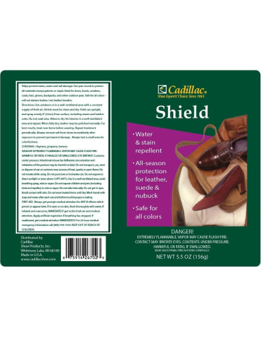 Spray Protector de Agua y Manchas Cadillac Shield 155.9 ml