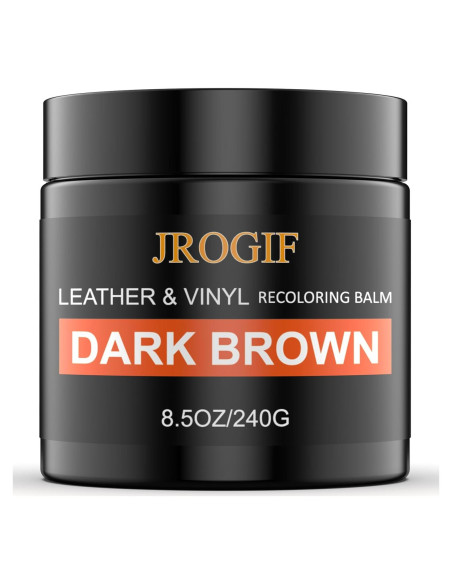 Bálsamo Recoloración Cuero JROGIF 200ml Marrón Oscuro