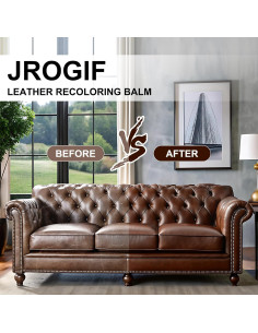 Bálsamo Recoloración Cuero JROGIF 200ml Marrón Oscuro 2