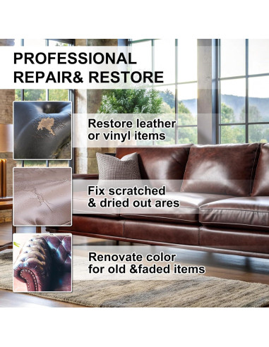 Bálsamo Recoloración Cuero JROGIF 200ml Marrón Oscuro