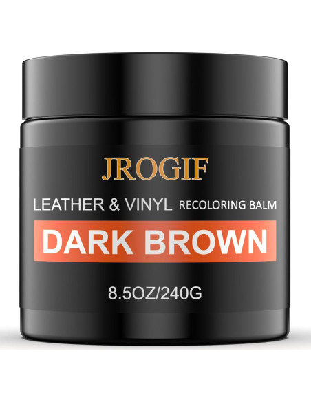 Bálsamo Recoloración Cuero JROGIF 200ml Marrón Oscuro