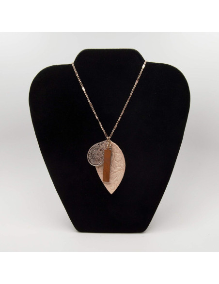 Pieza de Cuero Veg Tan Realeather 23x7.6 cm Natural