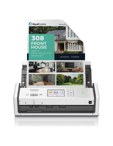 Escáner Compacto Brother ADS-1800W Inalámbrico 30ppm