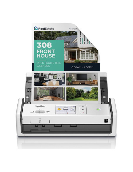 Escáner Compacto Brother ADS-1800W Inalámbrico 30ppm