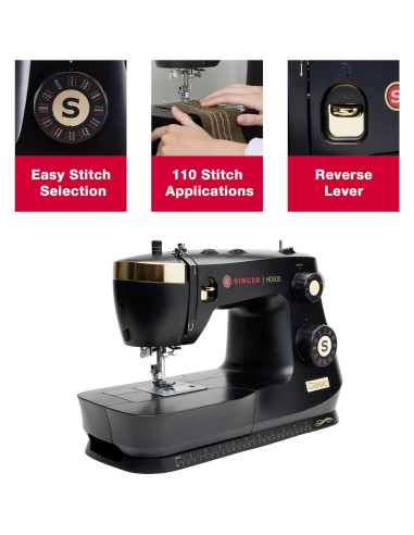 Máquina de Coser SINGER HD500 Clásica con Estuche Duro