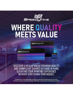 Cartucho de Fax SPEEDYINKS Brother PC501 Negro - Paquete de 3 2