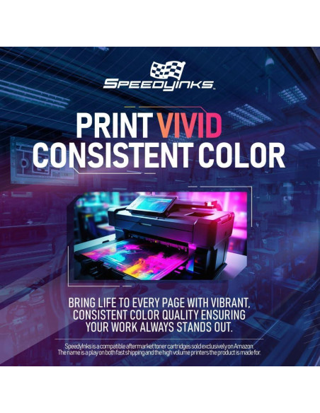 Cartucho de Fax SPEEDYINKS Brother PC501 Negro - Paquete de 3