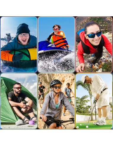 Soporte para Gafas SIGONNA - Cordón Silicona Ajustable Rojo