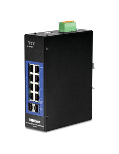 Interruptor Industrial Gigabit L2 TRENDnet TI-G102i 10 Puertos