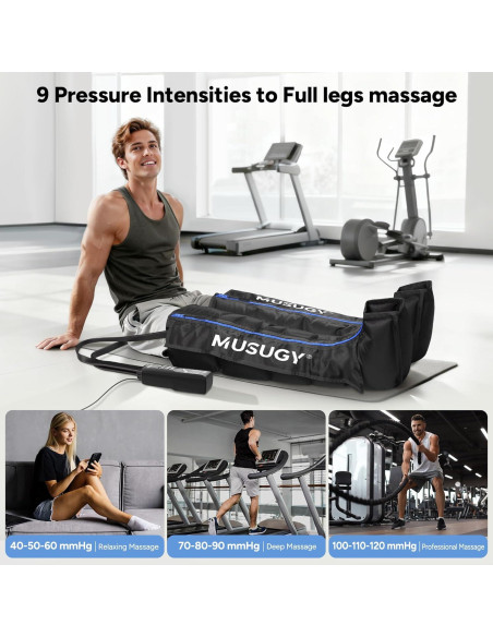 Botas de Compresión MUSUGY para Piernas - Recuperación Rápida