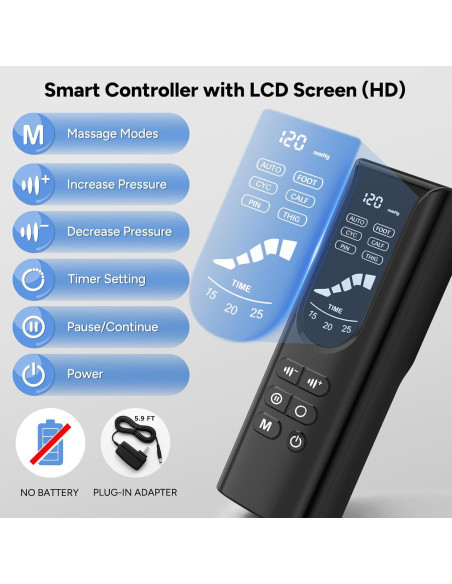 Botas de Compresión MUSUGY para Piernas - Recuperación Rápida
