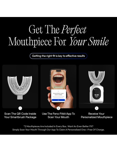 Cepillo de dientes eléctrico Feno Smartbrush Kit de inicio