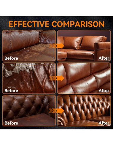 Bálsamo de Recoloración de Cuero LUXGROVE Marrón Oscuro 50ml