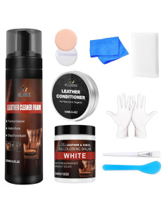 Kit de Reparación de Cuero SHABEIBEI - Balsamo y Limpiador 200ml