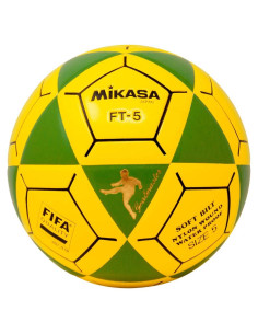 Balón de Fútbol Mikasa FT5 Goal Master Tamaño 5 Verde/Amarillo