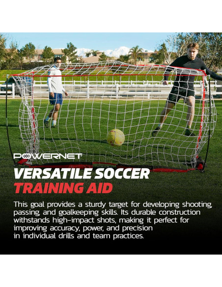Portería de Fútbol PowerNet 1.83x1.22m Portátil con Bolsa