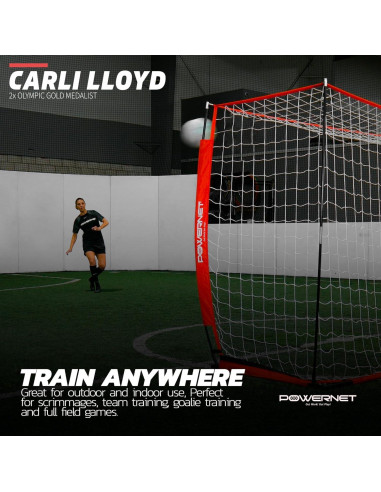 Portería de Fútbol PowerNet 3.66x1.83m Portátil con Bolsa