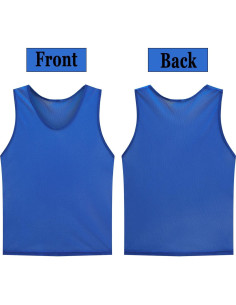 Paquete de 12 Chalecos de Scrimmage LTHYTY - 100% Poliester 2