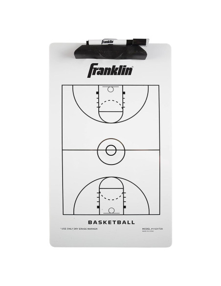 Pizarra de Entrenador Baloncesto Franklin Sports 40x23 cm