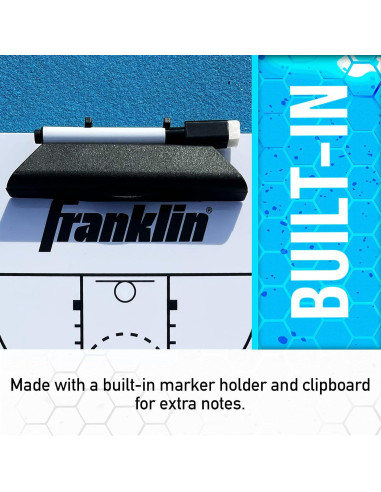 Pizarra de Entrenador Baloncesto Franklin Sports 40x23 cm