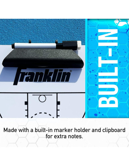 Pizarra de Entrenador Baloncesto Franklin Sports 40x23 cm