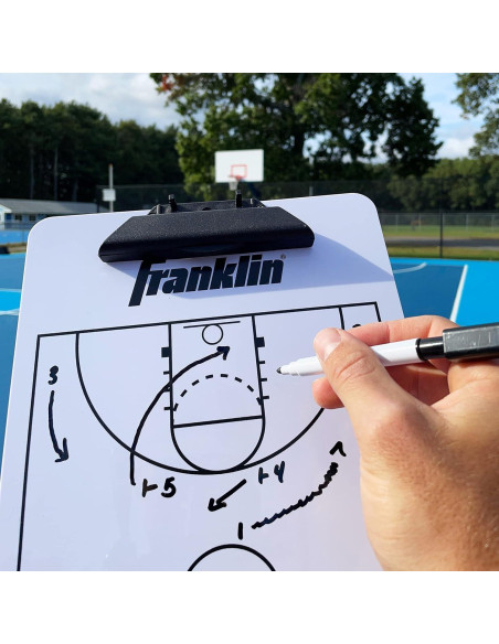 Pizarra de Entrenador Baloncesto Franklin Sports 40x23 cm