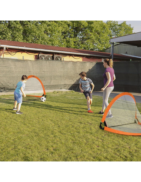 Portería de Fútbol Plegable WIn SPORTS 1.22 m con Conos