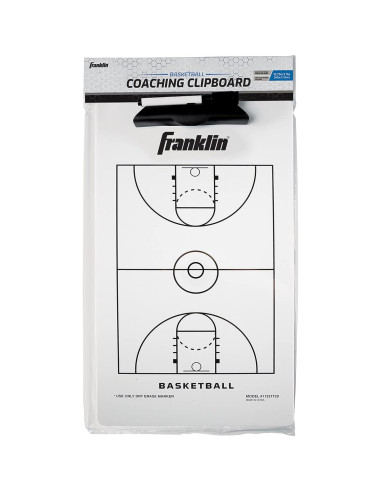 Pizarra de Entrenador Baloncesto Franklin Sports 40x23 cm
