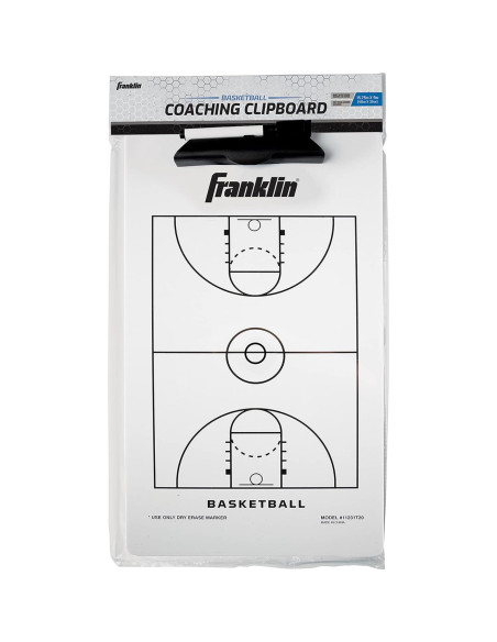 Pizarra de Entrenador Baloncesto Franklin Sports 40x23 cm