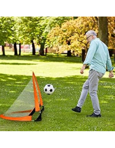 Portería de Fútbol Plegable WIn SPORTS 1.22 m con Conos