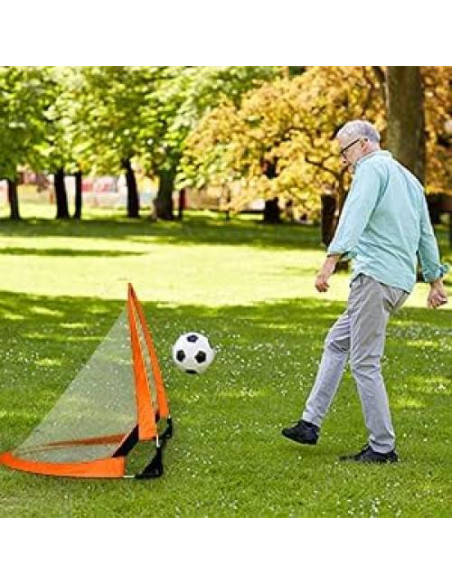 Portería de Fútbol Plegable WIn SPORTS 1.22 m con Conos