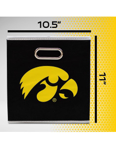 Cubo de Almacenamiento NCAA Iowa Hawkeyes Franklin Sports 2