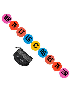 Marcadores de Posición Eco Walker 15cm para Fútbol - Set de 9