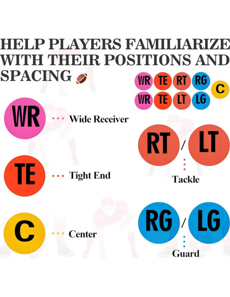 Marcadores de Posición Eco Walker 15cm para Fútbol - Set de 9