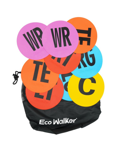 Marcadores de Posición Eco Walker 15cm para Fútbol - Set de 9