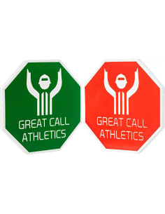 Moneda de Árbitro Profesional Gran Llamada Atletismo - Rojo/Verde 2