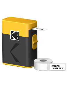 Etiquetadora KODAK ERA Bluetooth con 1 Rollo Adhesivo Amarillo