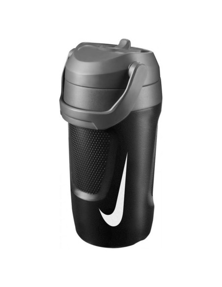 Jarra Aislada Nike Fuel 1.89L Negra y Blanca para Fitness